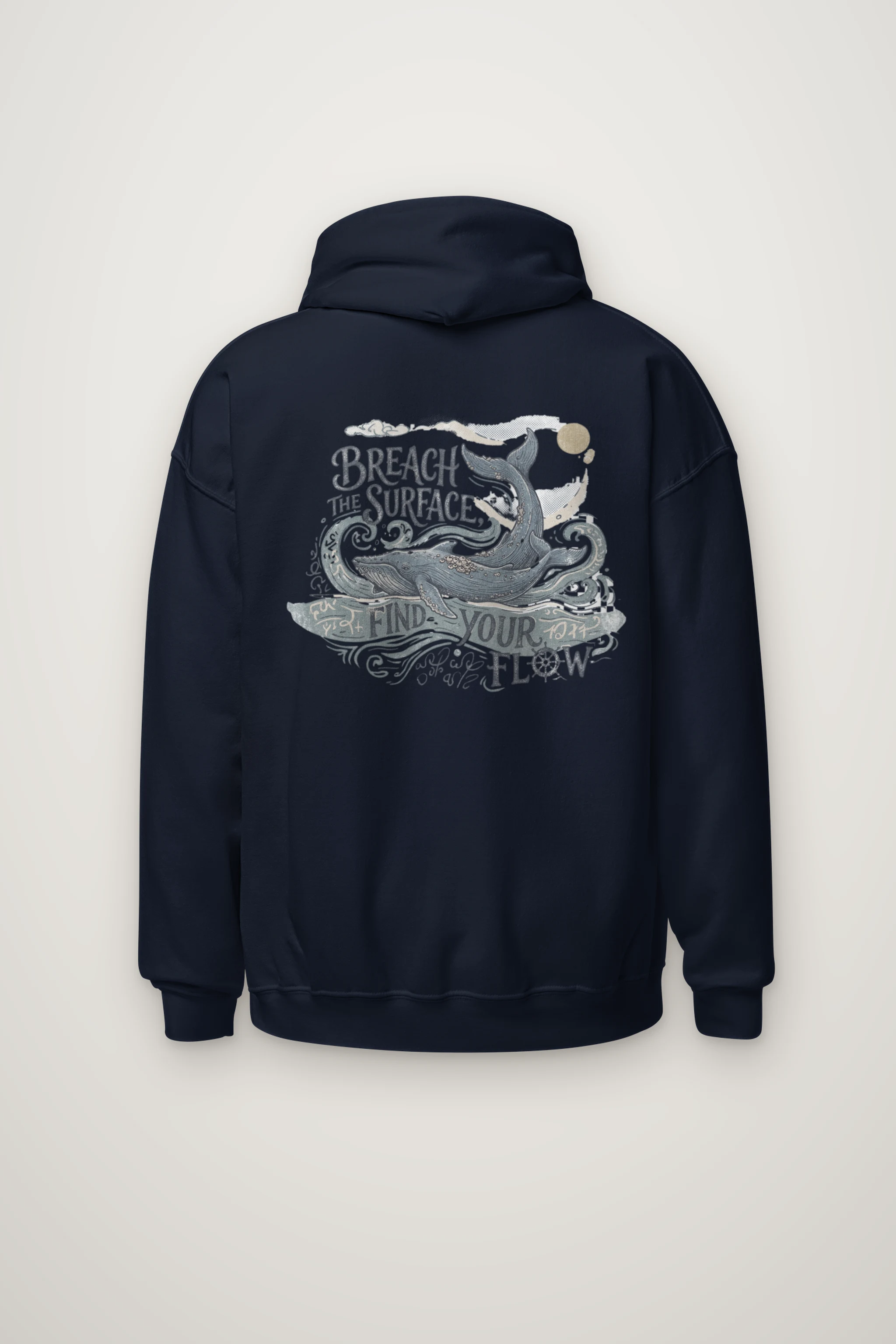 "Breach The Surface" Heavy Blend Unisex Pullover Hoodie