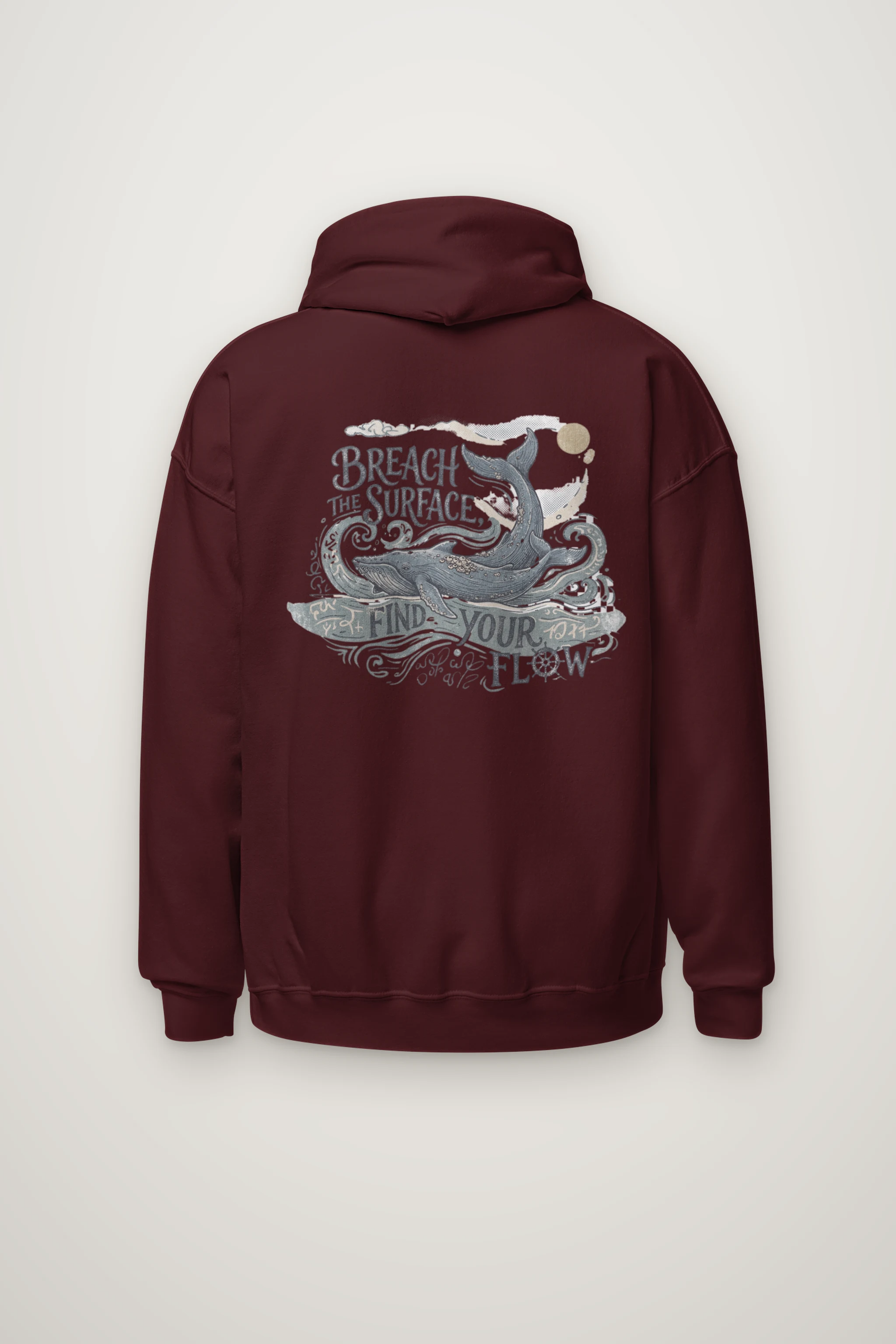 "Breach The Surface" Heavy Blend Unisex Pullover Hoodie