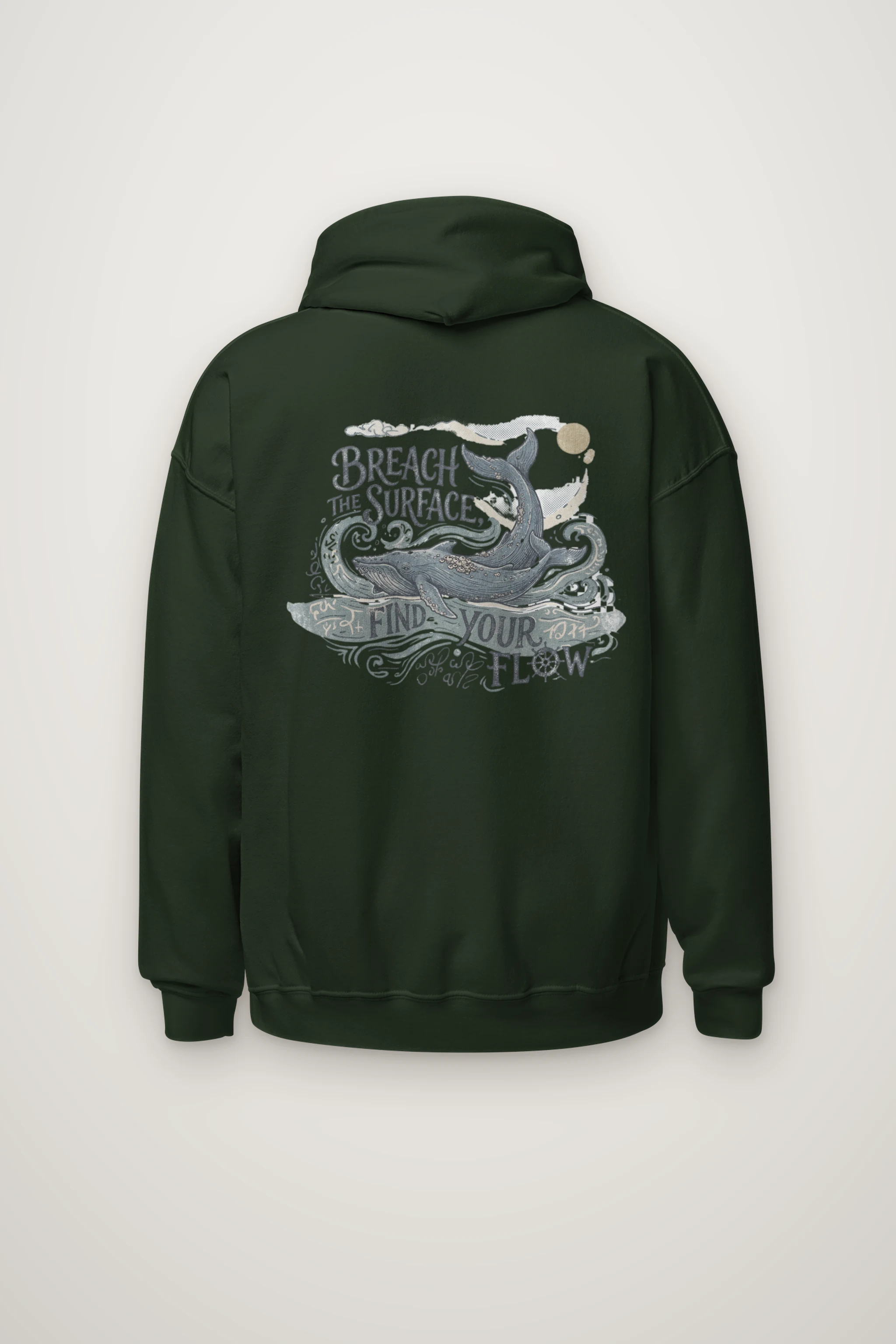 "Breach The Surface" Heavy Blend Unisex Pullover Hoodie