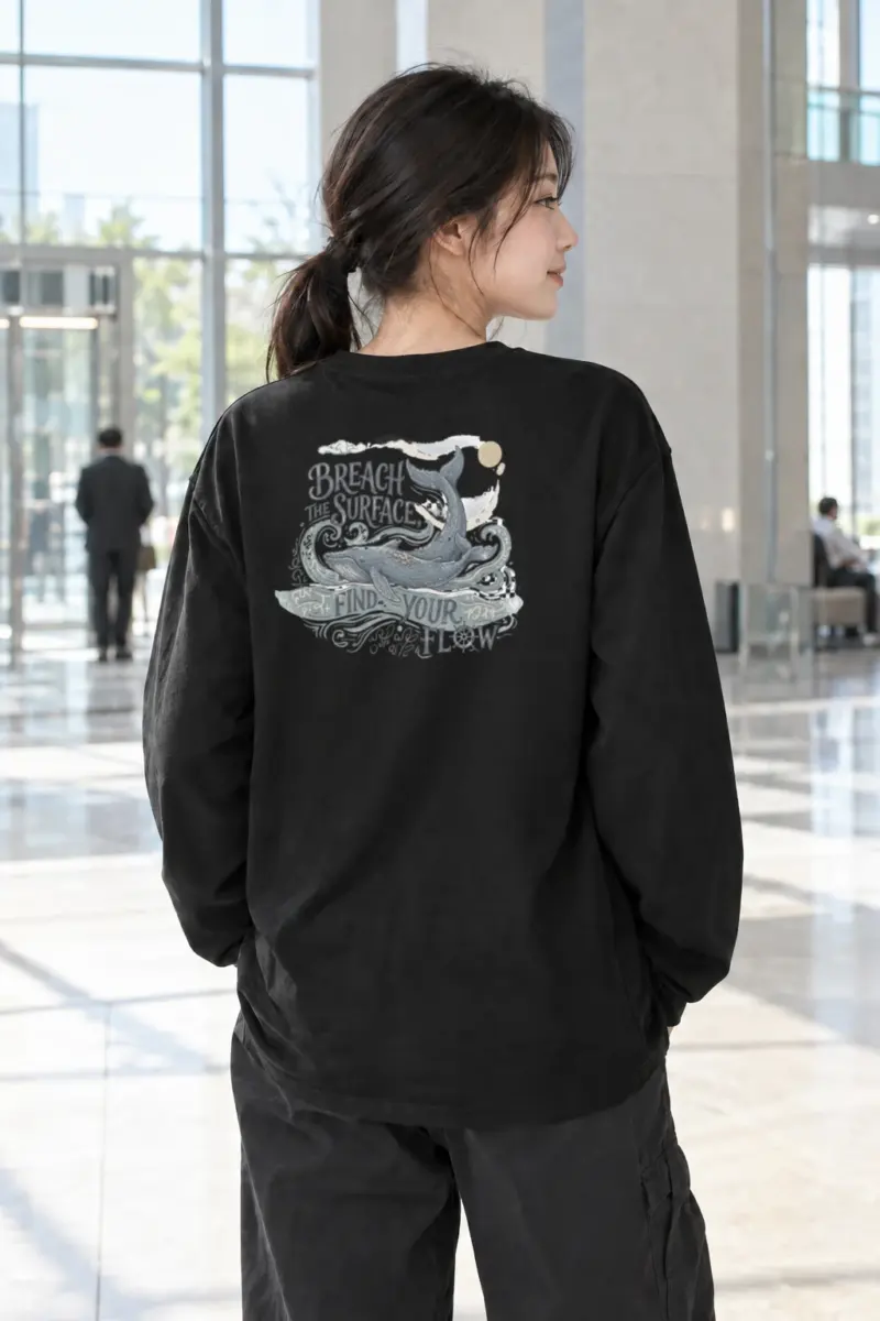 “Breach The Surface” Unisex Longsleeve T-shirt | Gildan 2400