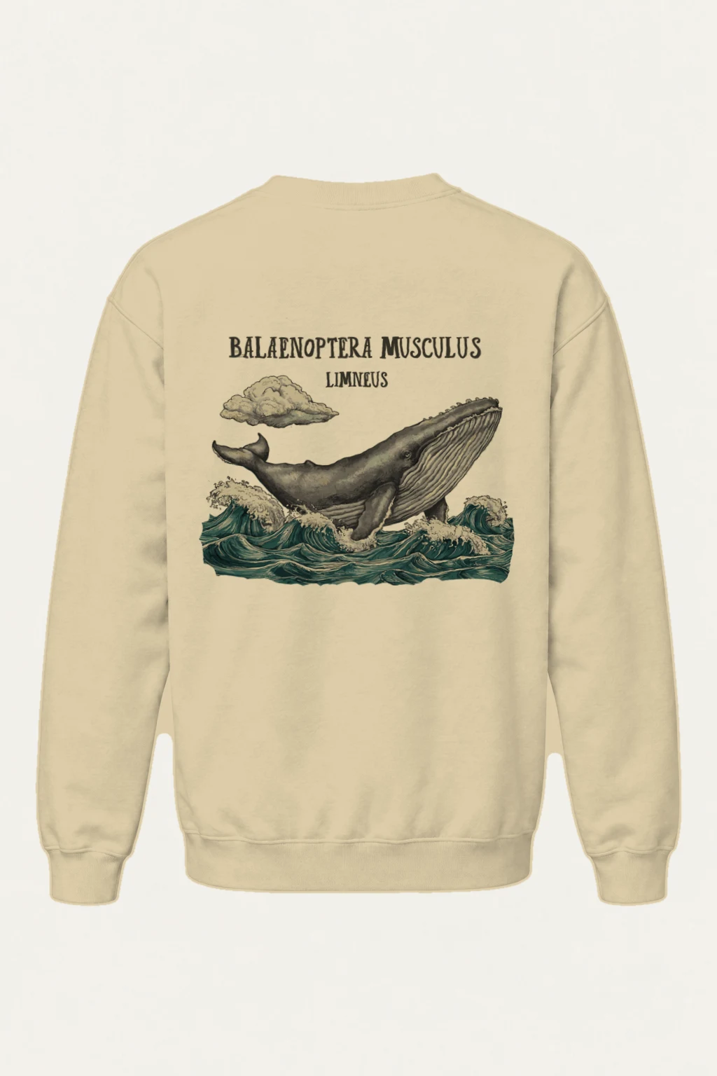 "Breaching Blue Whale" Heavy Blend Unisex Crewneck Sweatshirt