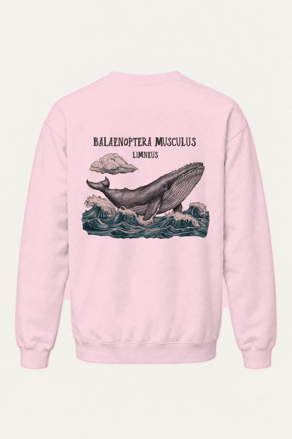 "Breaching Blue Whale" Heavy Blend Unisex Crewneck Sweatshirt