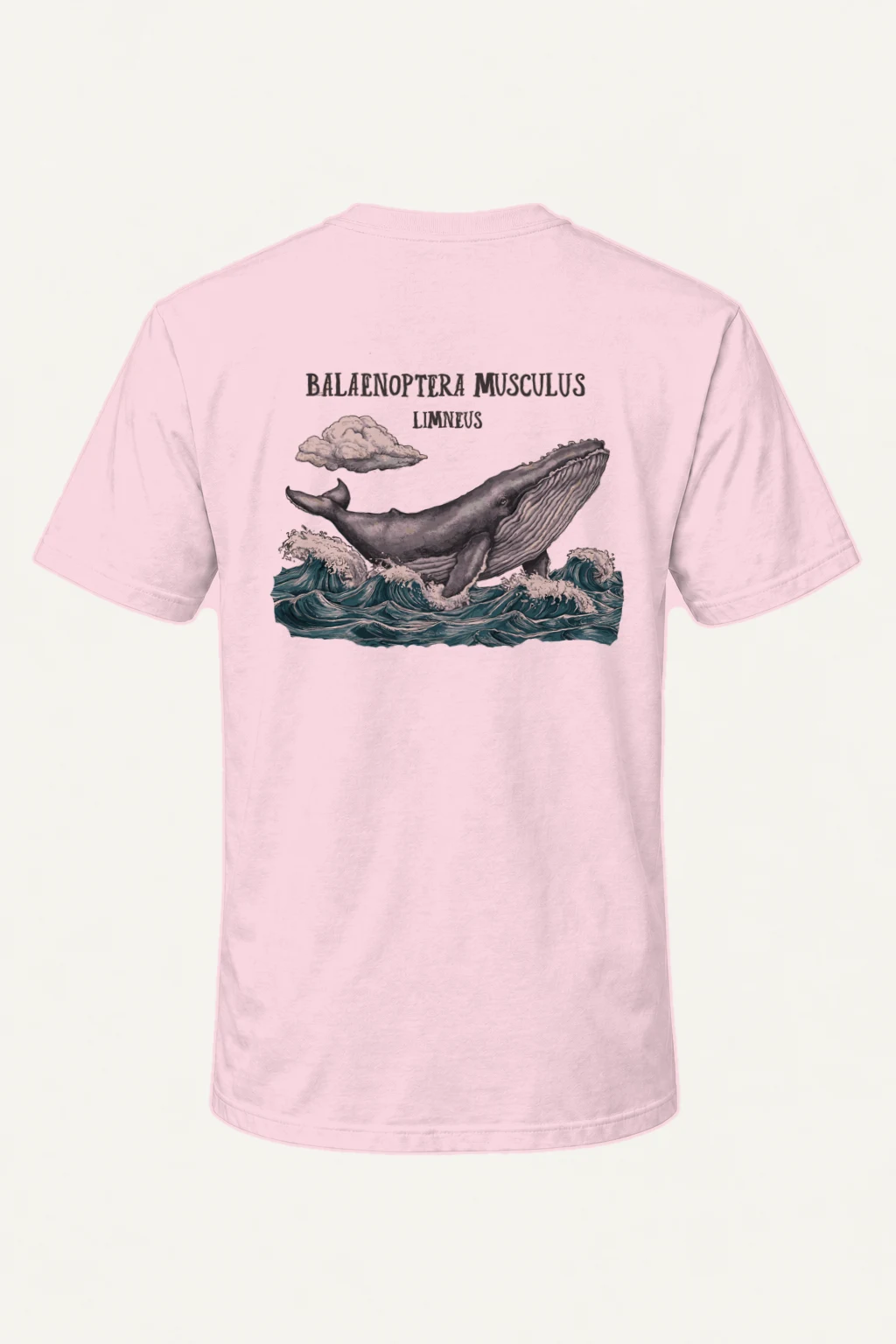 "Breaching Blue Whale" Heavyweight Unisex Crewneck T-shirt | Gildan 5000