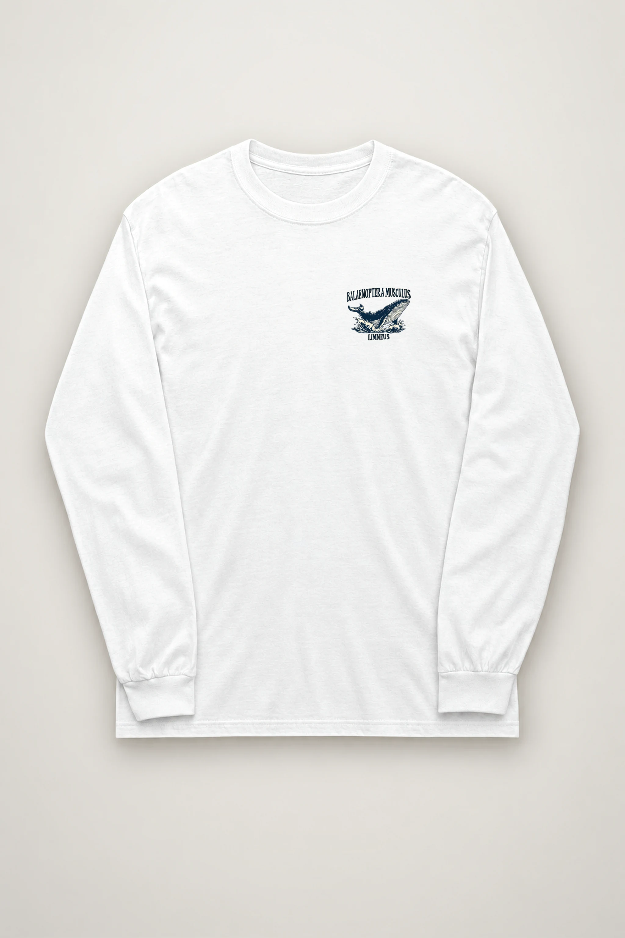 "Breaching Blue Whale" Unisex Longsleeve T-shirt