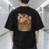 "Bread Before Daybreak" Men's Oversized Heavyweight Crewneck T-Shirt