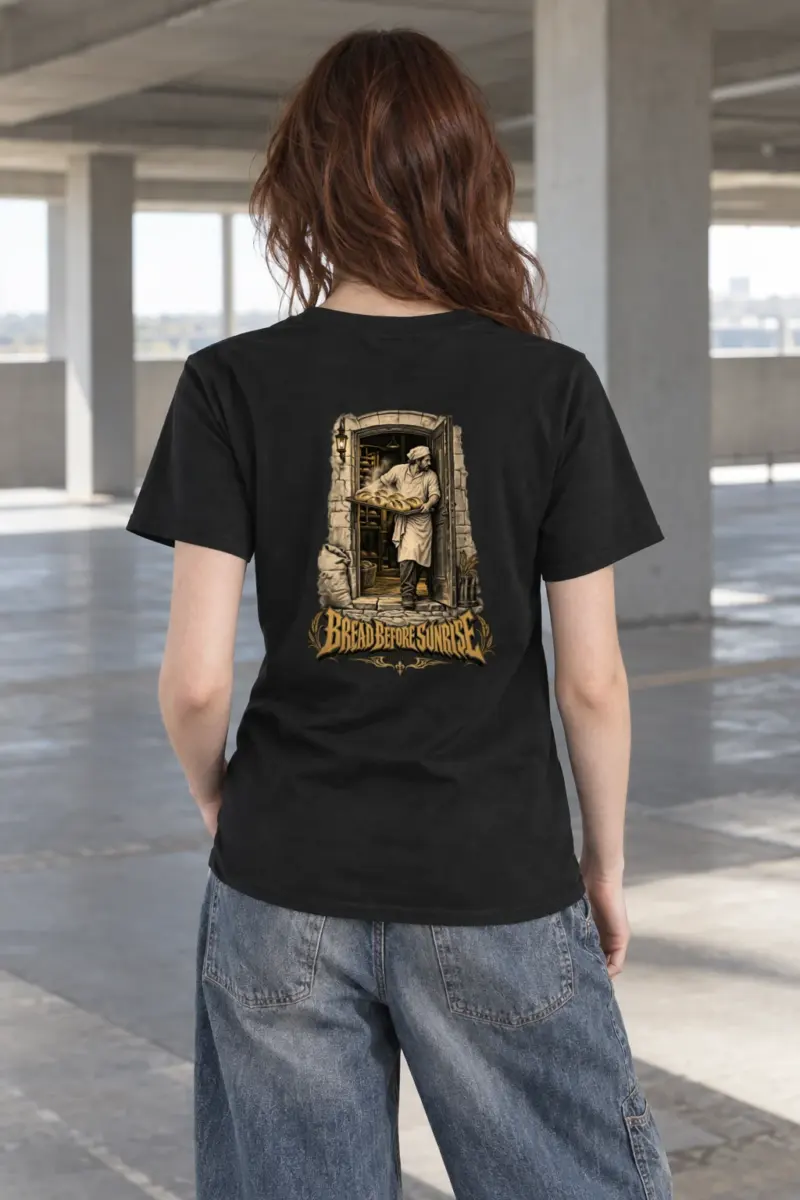 "Bread Before Sunrise Paris" Heavyweight Unisex Crewneck T-shirt