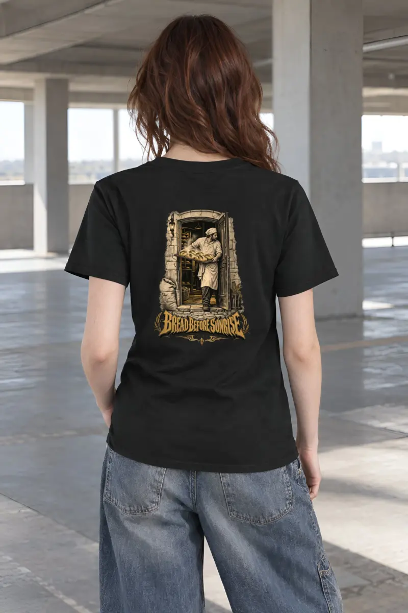 "Bread Before Sunrise Paris" Heavyweight Unisex Crewneck T-shirt