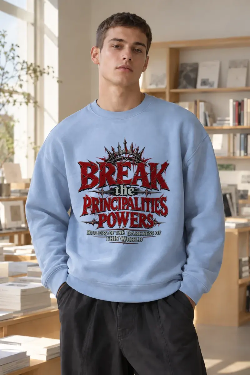 "Break the System" Heavy Blend Unisex Crewneck Sweatshirt | Gildan 18000