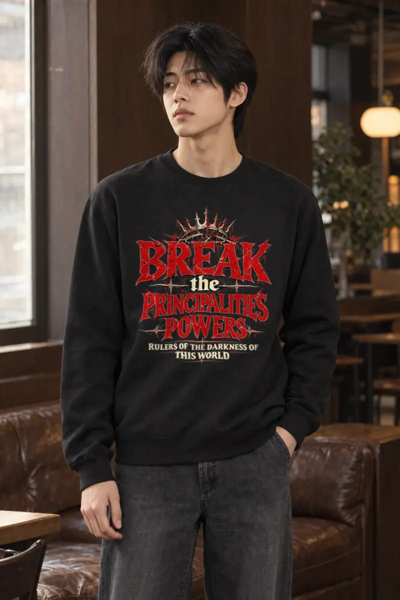 "Break the System" Heavy Blend Unisex Crewneck Sweatshirt | Gildan 18000