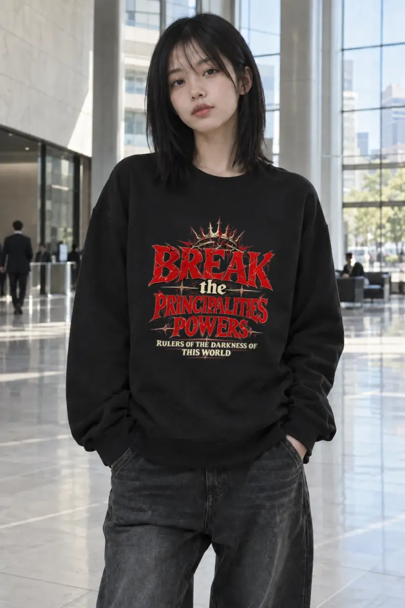 "Break the System" Heavy Blend Unisex Crewneck Sweatshirt | Gildan 18000
