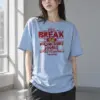 "Break The System" Heavyweight Unisex Crewneck T-shirt | Gildan 5000