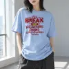 "Break The System" Heavyweight Unisex Crewneck T-shirt | Gildan 5000