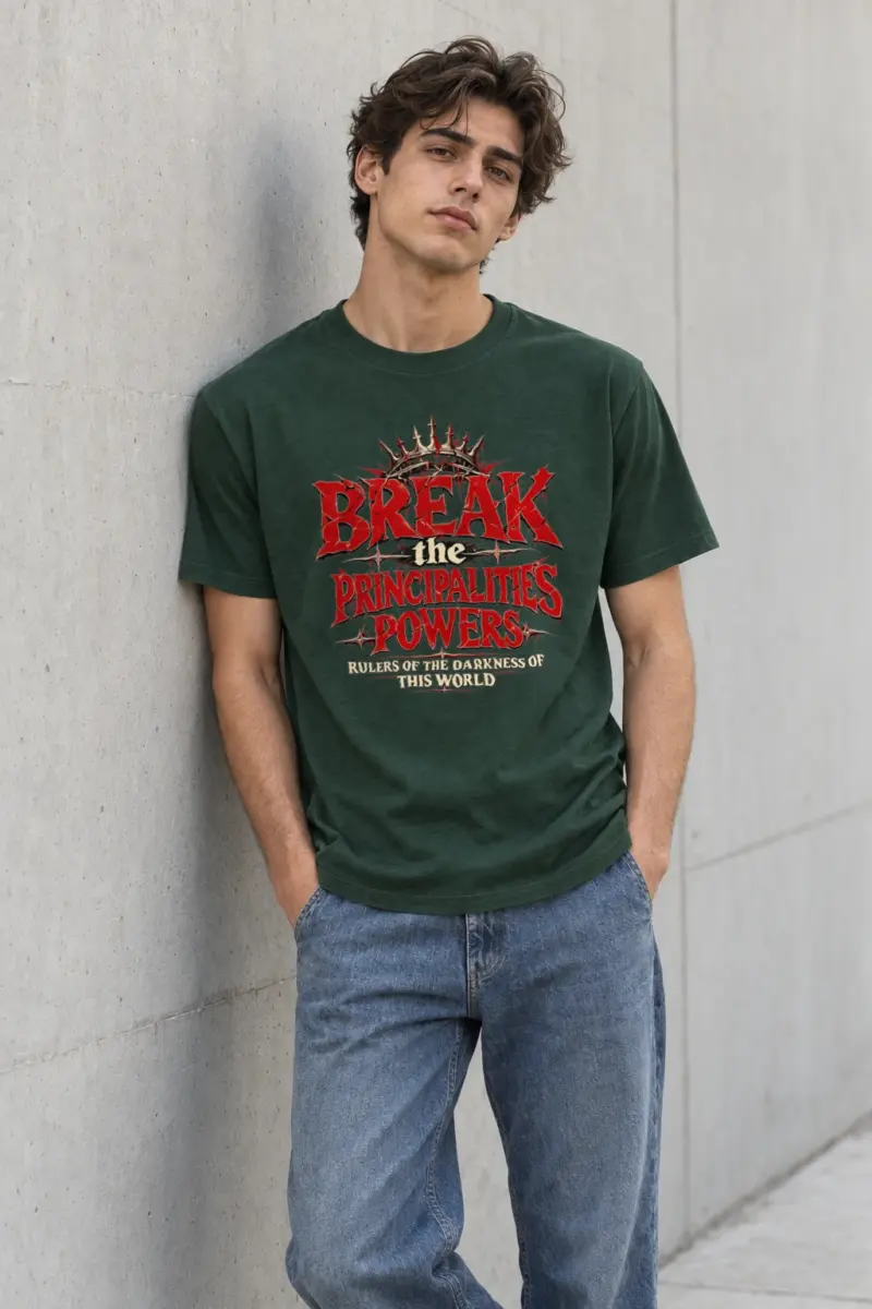 "Break the System" Heavyweight Unisex Crewneck T-shirt | Gildan 5000