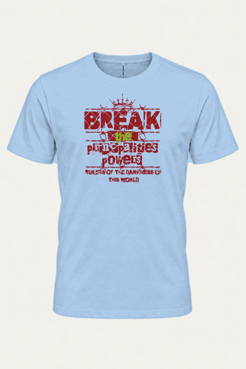 "Break The System" Heavyweight Unisex Crewneck T-shirt | Gildan 5000