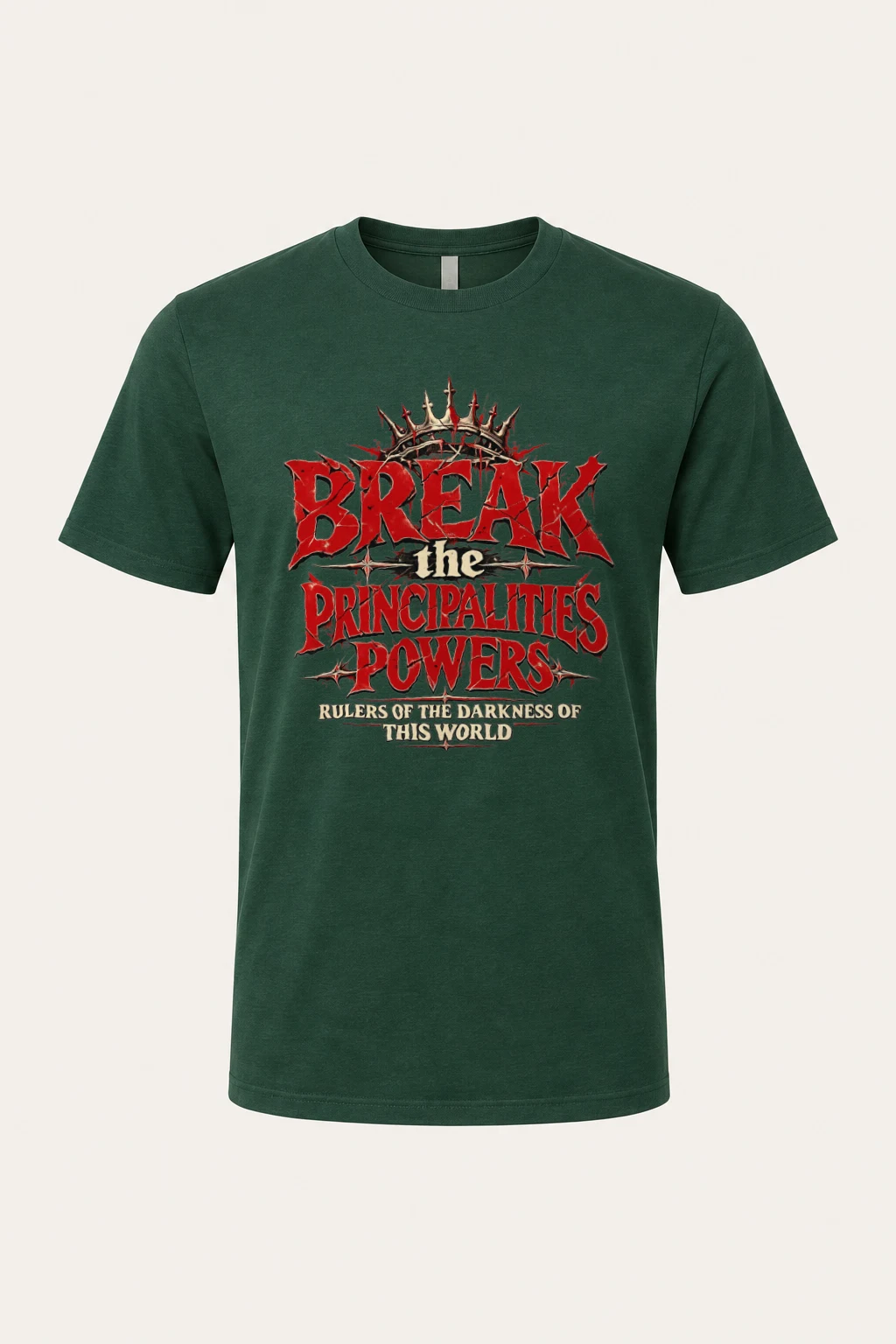 "Break the System" Heavyweight Unisex Crewneck T-shirt | Gildan 5000