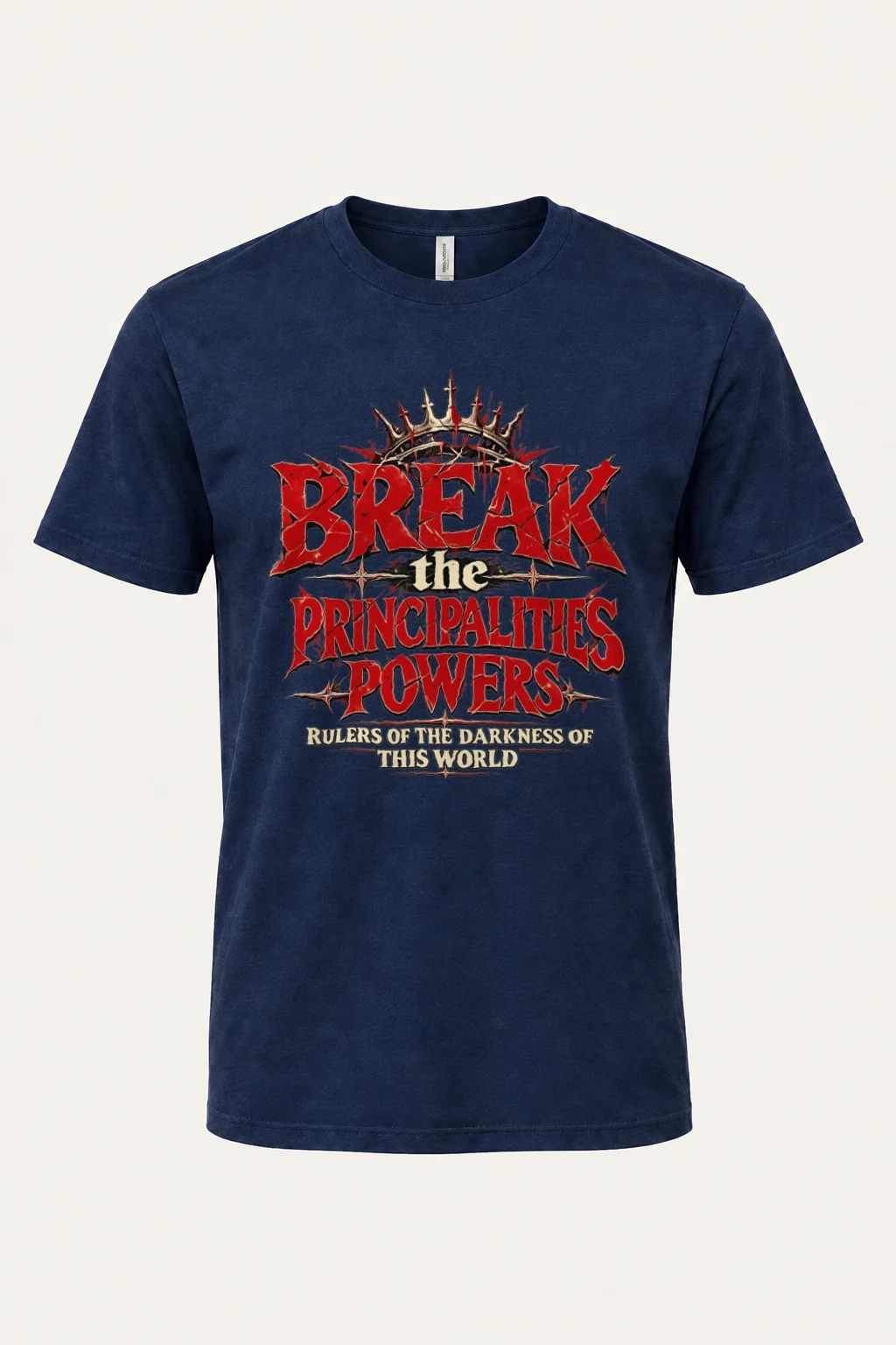 "Break the System" Heavyweight Unisex Crewneck T-shirt | Gildan 5000