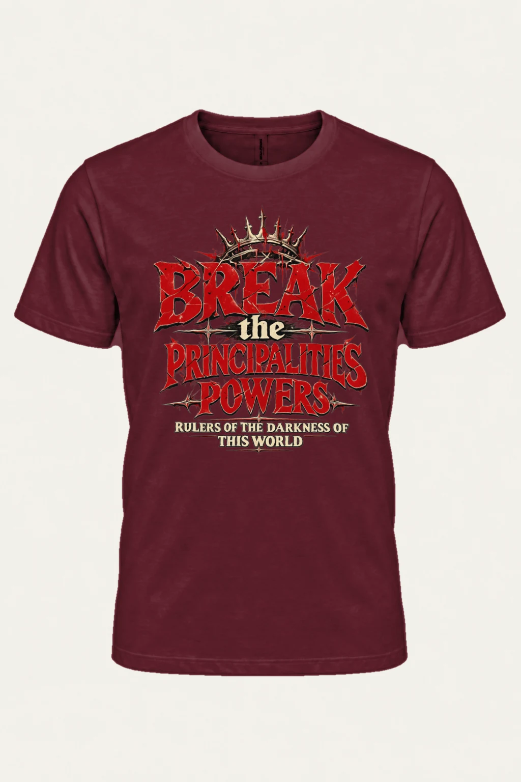 "Break the System" Heavyweight Unisex Crewneck T-shirt | Gildan 5000