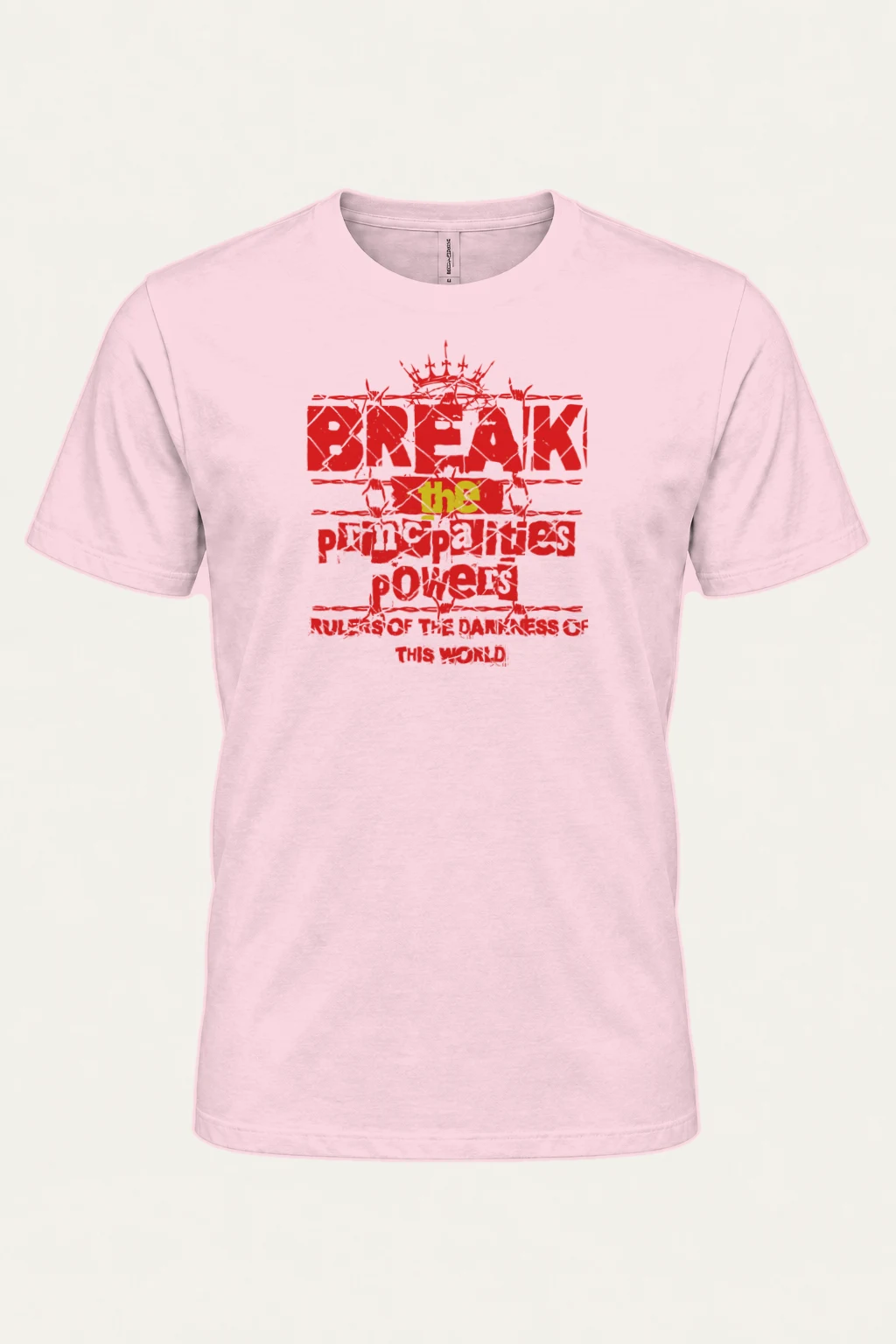 "Break The System" Heavyweight Unisex Crewneck T-shirt | Gildan 5000