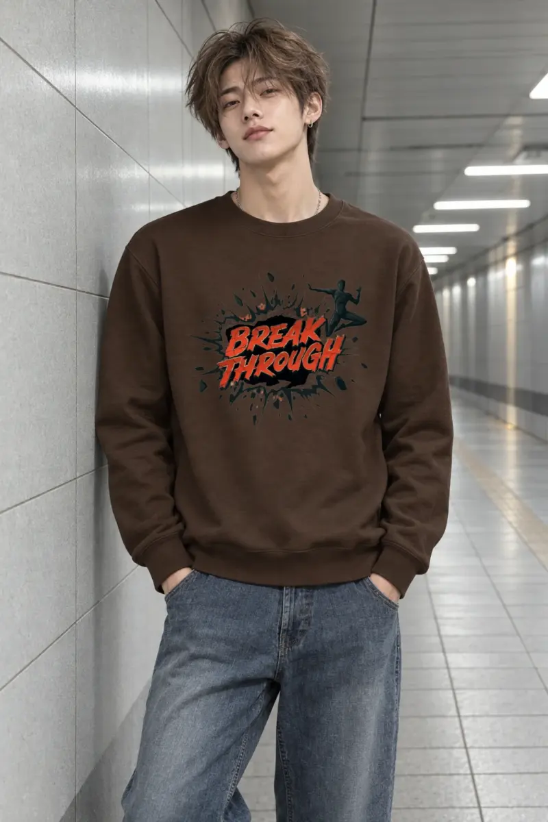 "Break Through" Heavy Blend Unisex Crewneck Sweatshirt