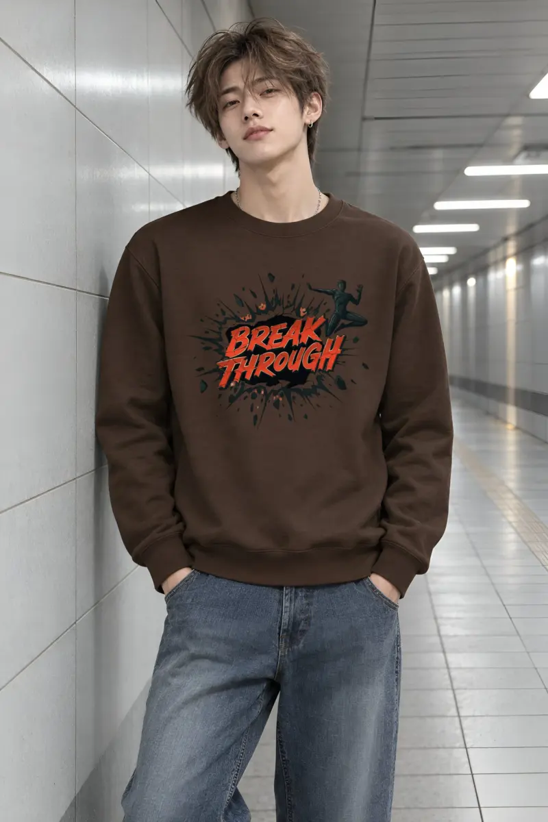 "Break Through" Heavy Blend Unisex Crewneck Sweatshirt