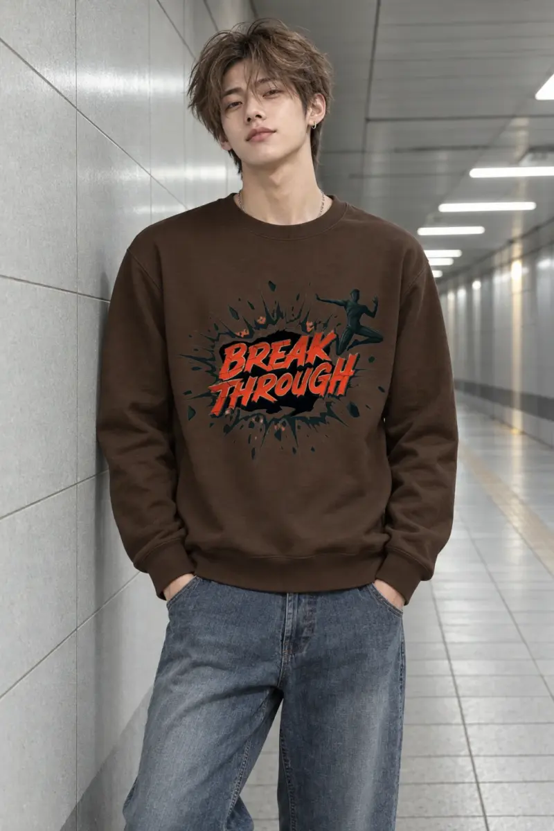 "Break Through" Heavy Blend Unisex Crewneck Sweatshirt