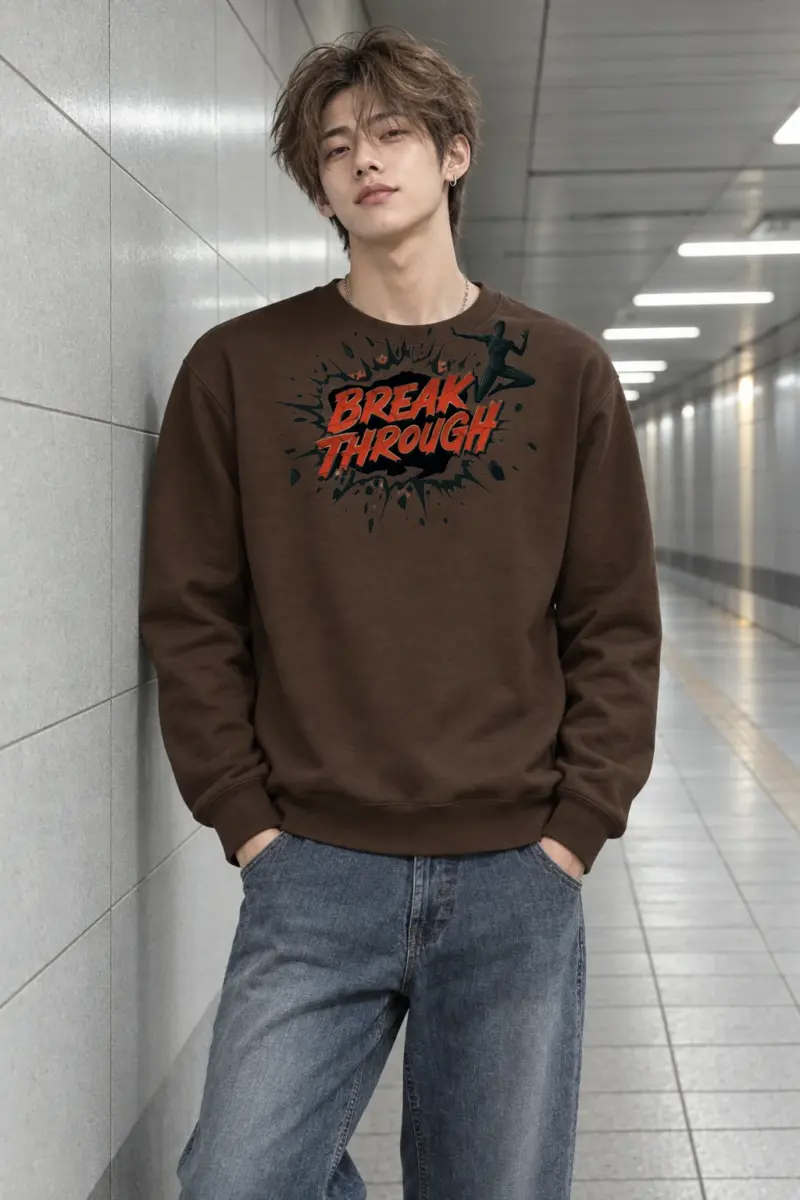 "Break Through" Heavy Blend Unisex Crewneck Sweatshirt