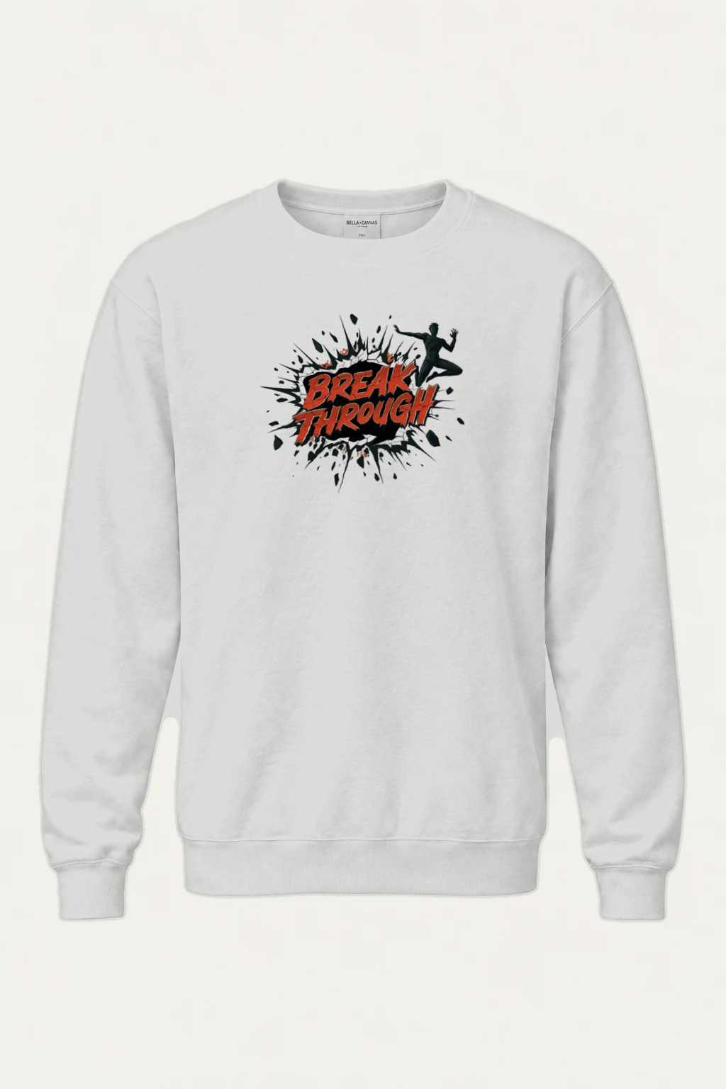 "Break Through" Heavy Blend Unisex Crewneck Sweatshirt | Gildan 18000