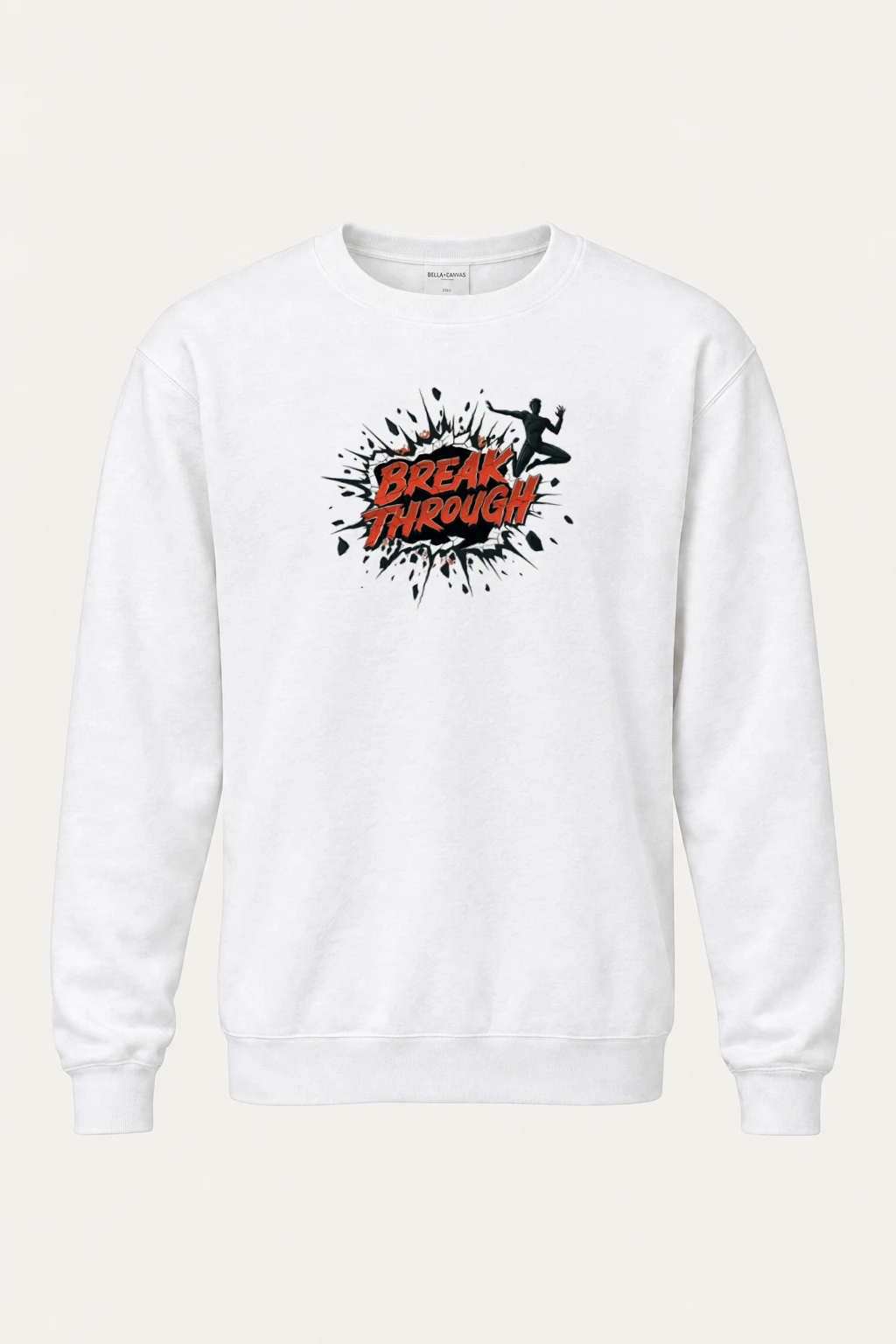 "Break Through" Heavy Blend Unisex Crewneck Sweatshirt | Gildan 18000