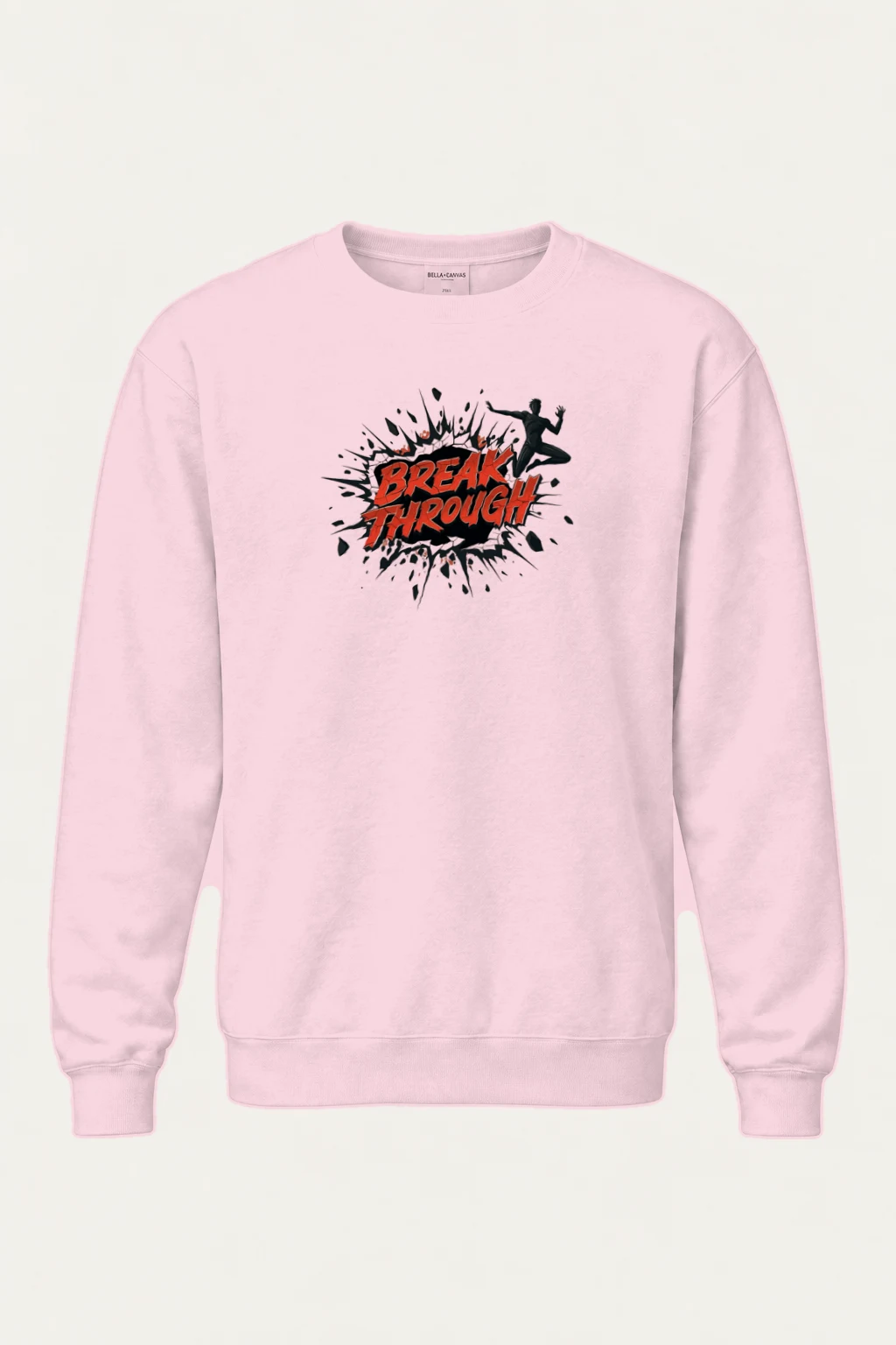"Break Through" Heavy Blend Unisex Crewneck Sweatshirt | Gildan 18000