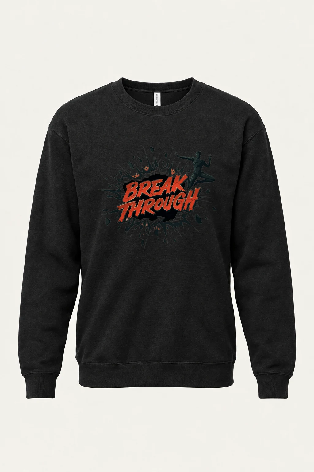 "Break Through" Heavy Blend Unisex Crewneck Sweatshirt | Gildan 18000