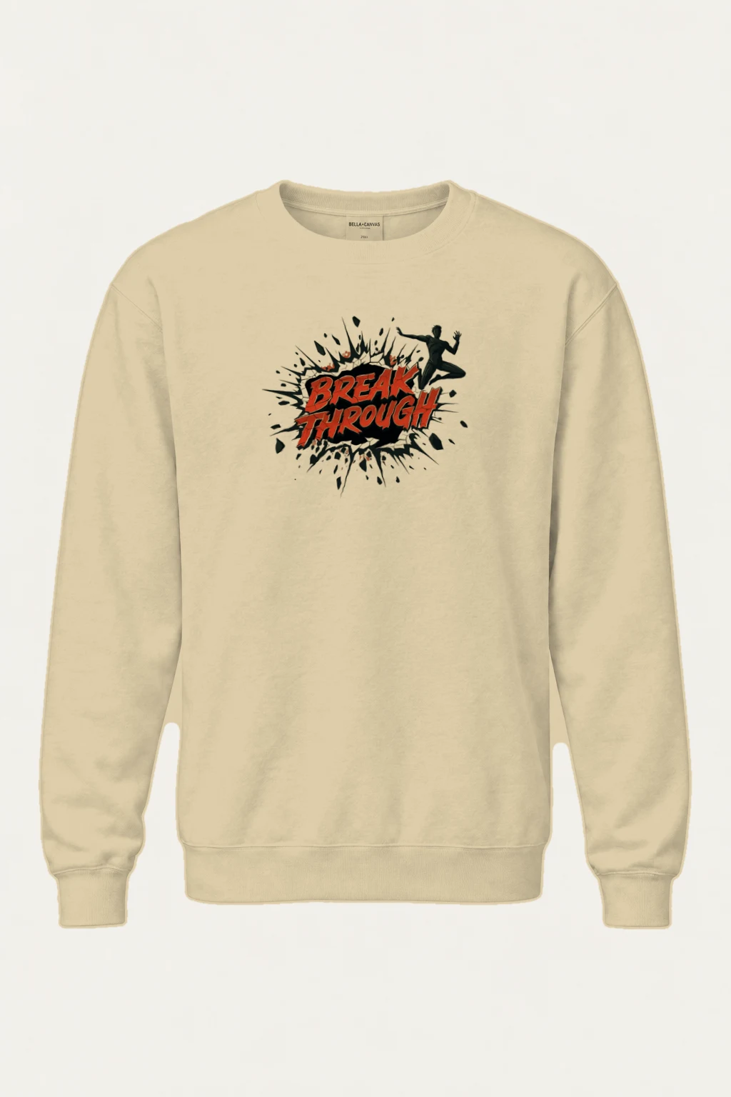 "Break Through" Heavy Blend Unisex Crewneck Sweatshirt | Gildan 18000