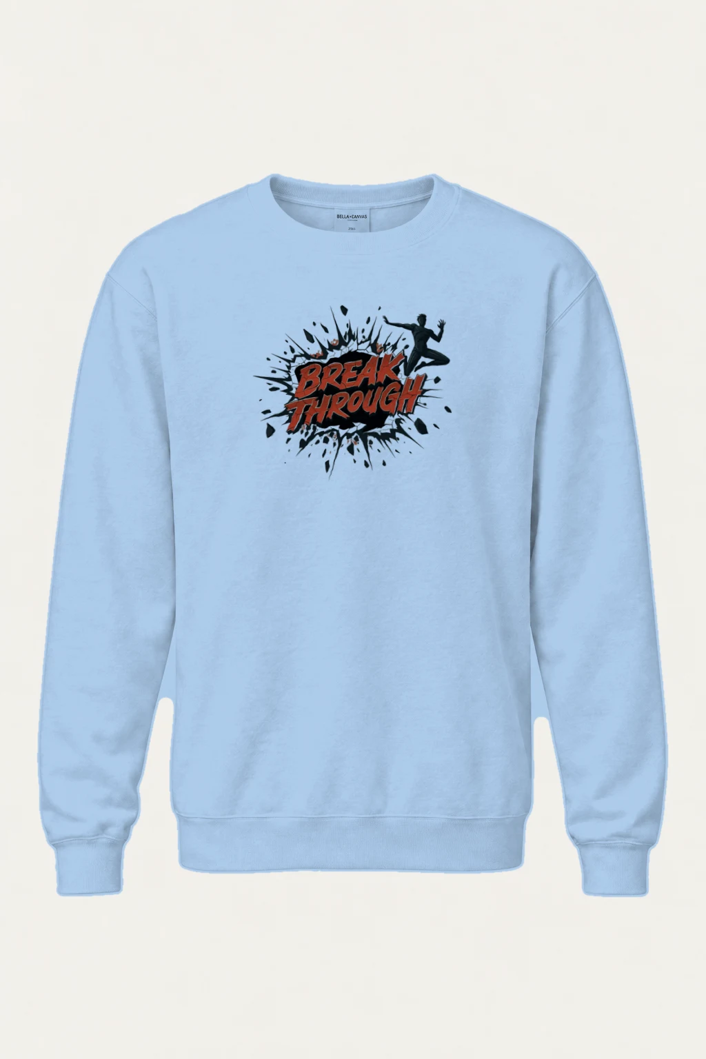 "Break Through" Heavy Blend Unisex Crewneck Sweatshirt | Gildan 18000