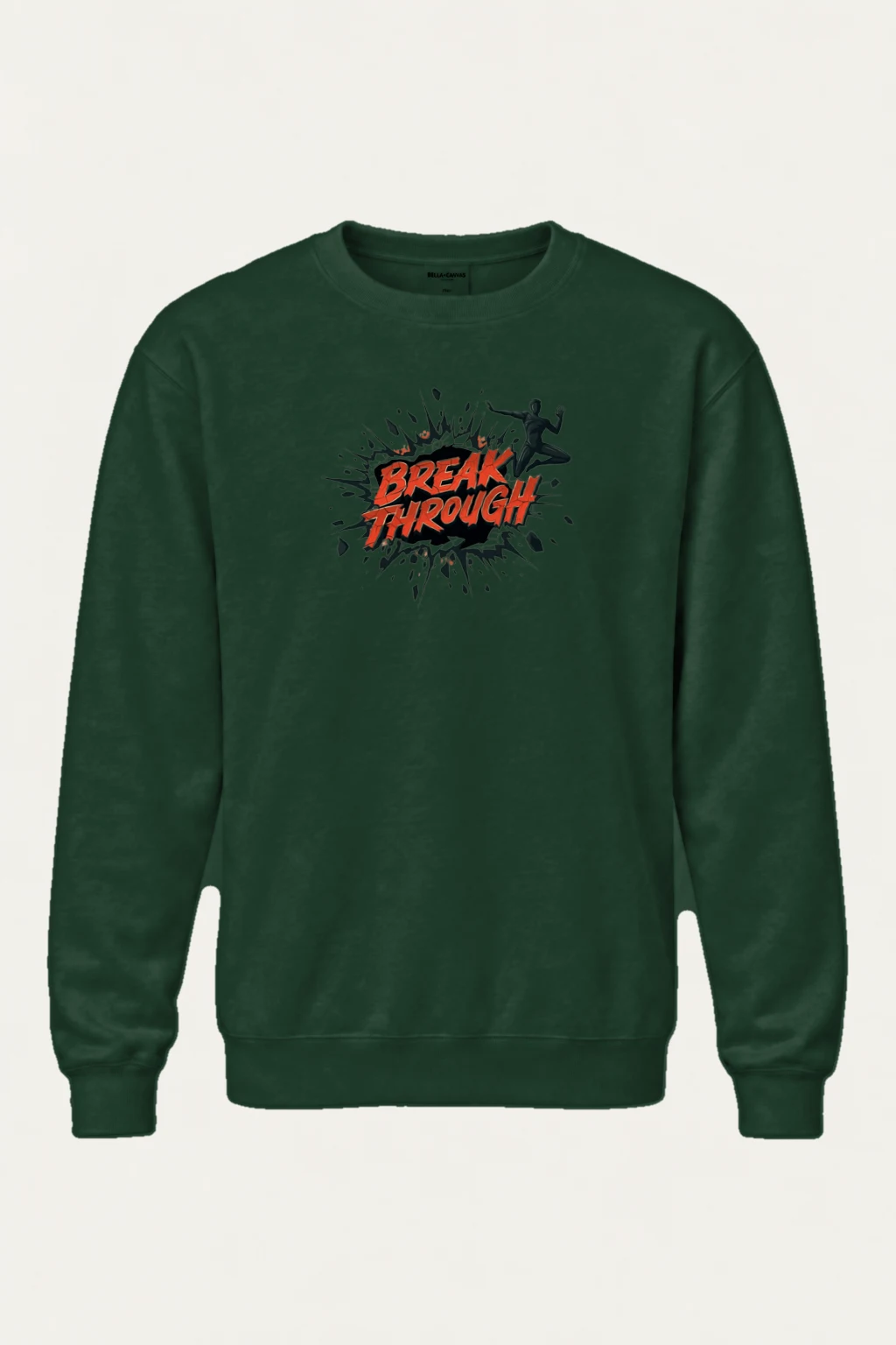 "Break Through" Heavy Blend Unisex Crewneck Sweatshirt | Gildan 18000
