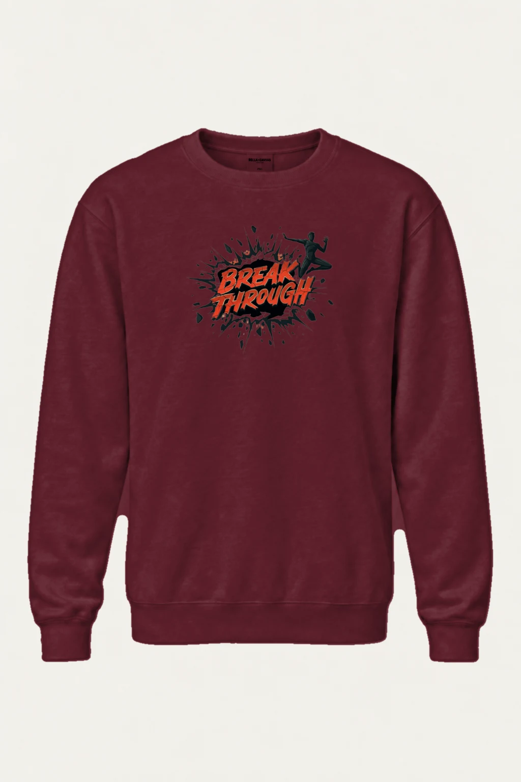 "Break Through" Heavy Blend Unisex Crewneck Sweatshirt | Gildan 18000