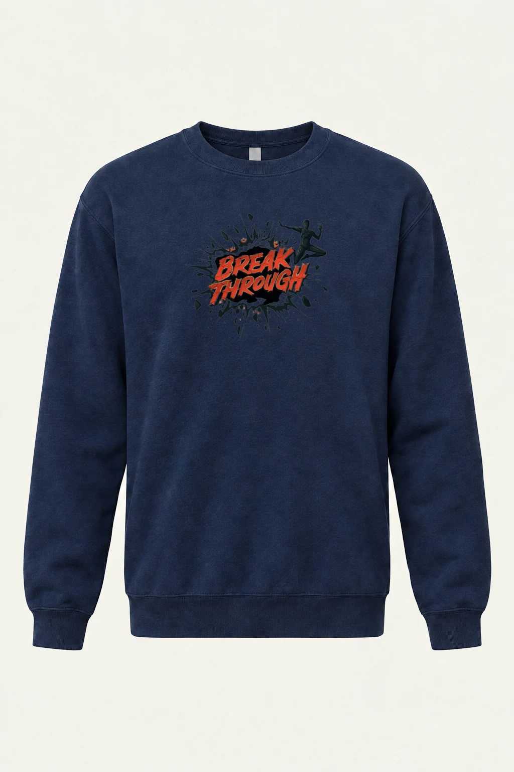 "Break Through" Heavy Blend Unisex Crewneck Sweatshirt | Gildan 18000