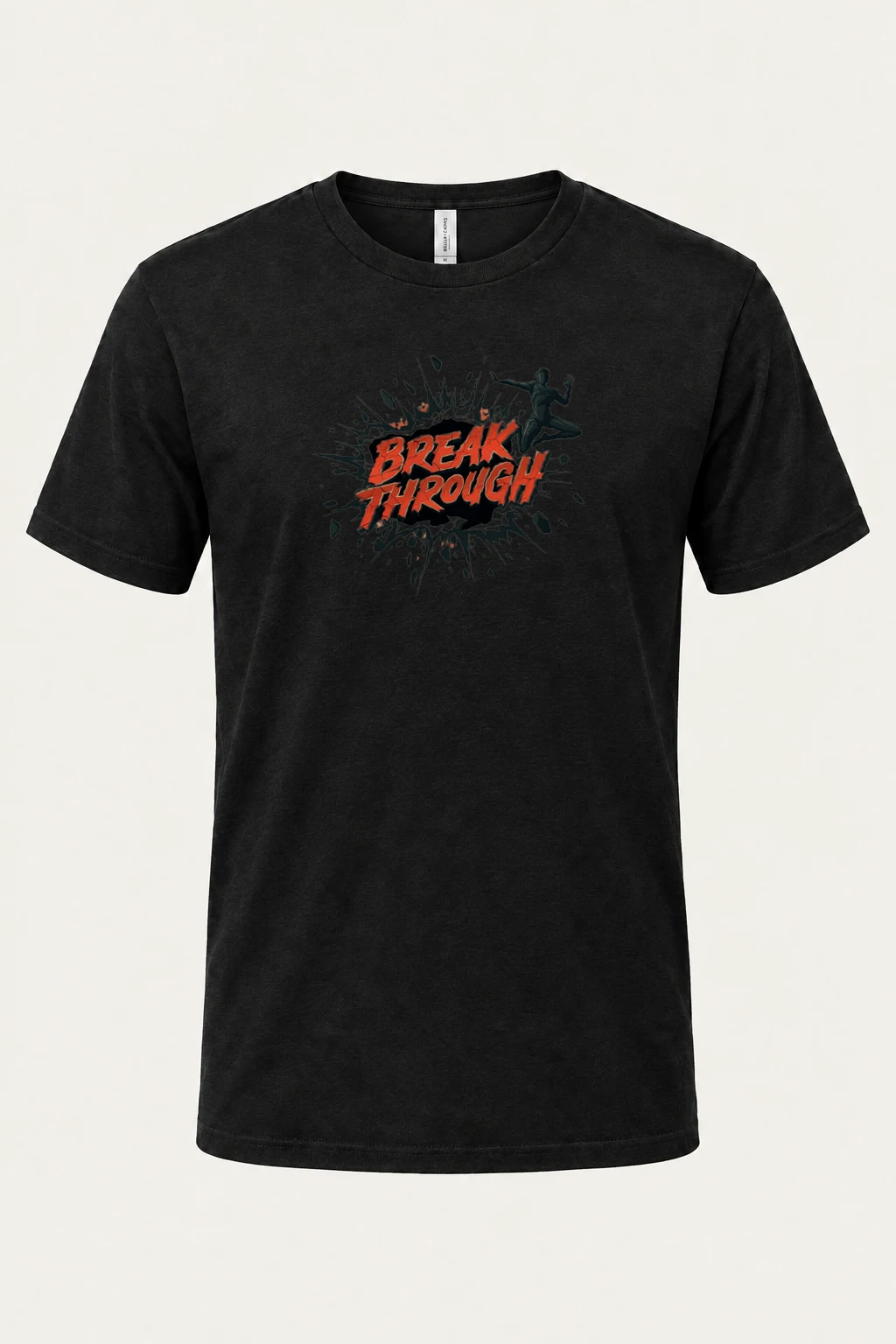 "Break Through" Heavyweight Unisex Crewneck T-shirt | Gildan 5000