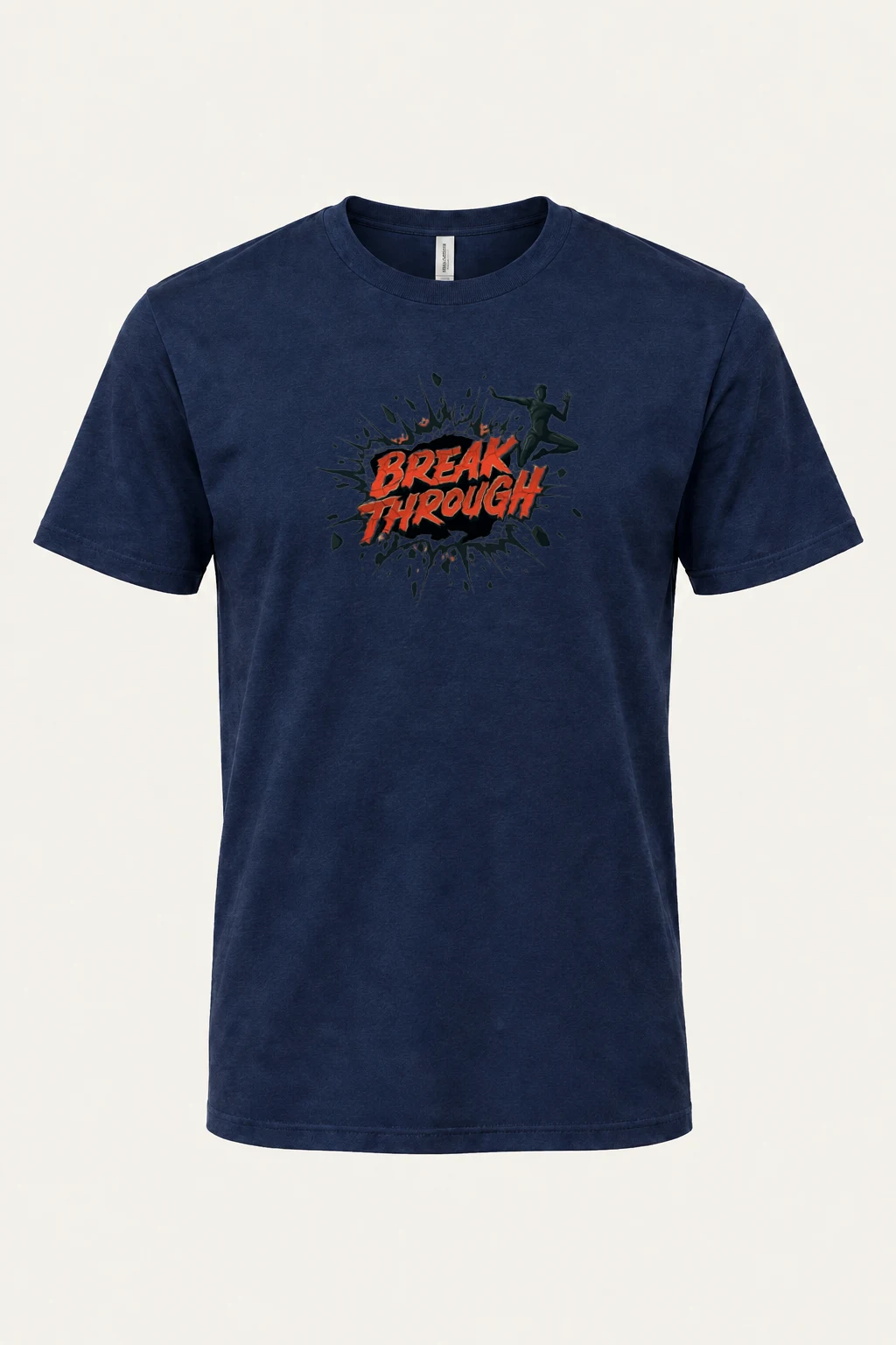 "Break Through" Heavyweight Unisex Crewneck T-shirt | Gildan 5000