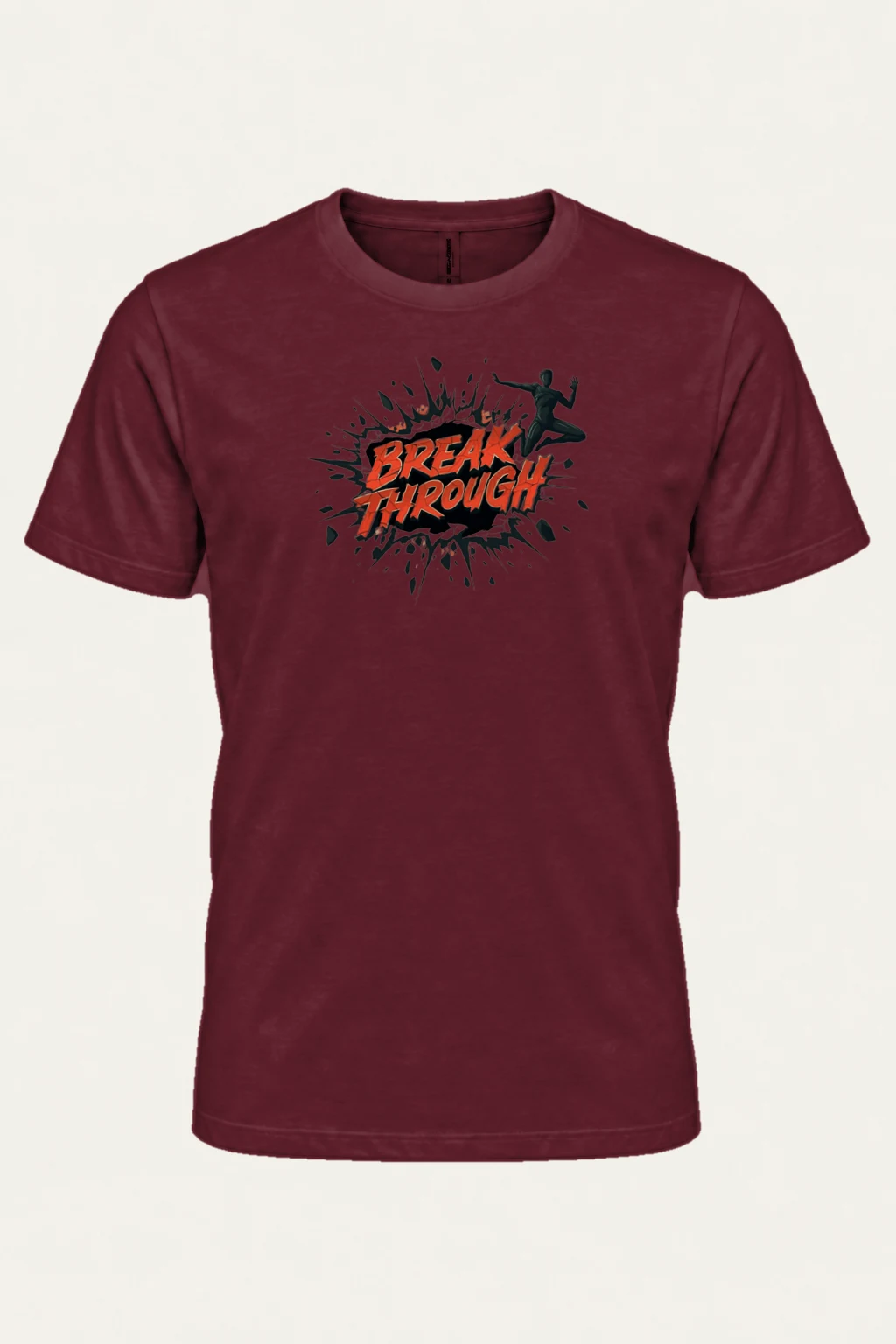 "Break Through" Heavyweight Unisex Crewneck T-shirt | Gildan 5000