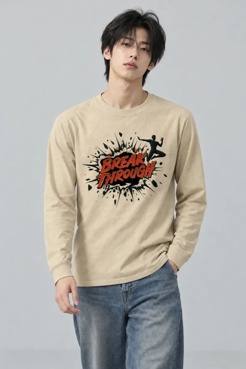 "Break Through" Unisex Longsleeve T-shirt | Gildan 2400