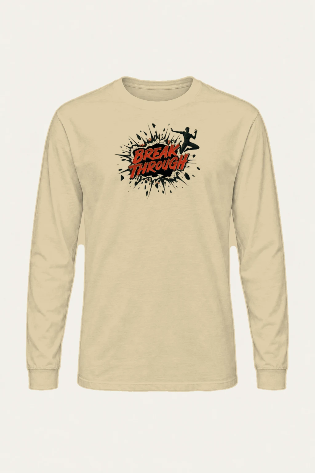 "Break Through" Unisex Longsleeve T-shirt | Gildan 2400