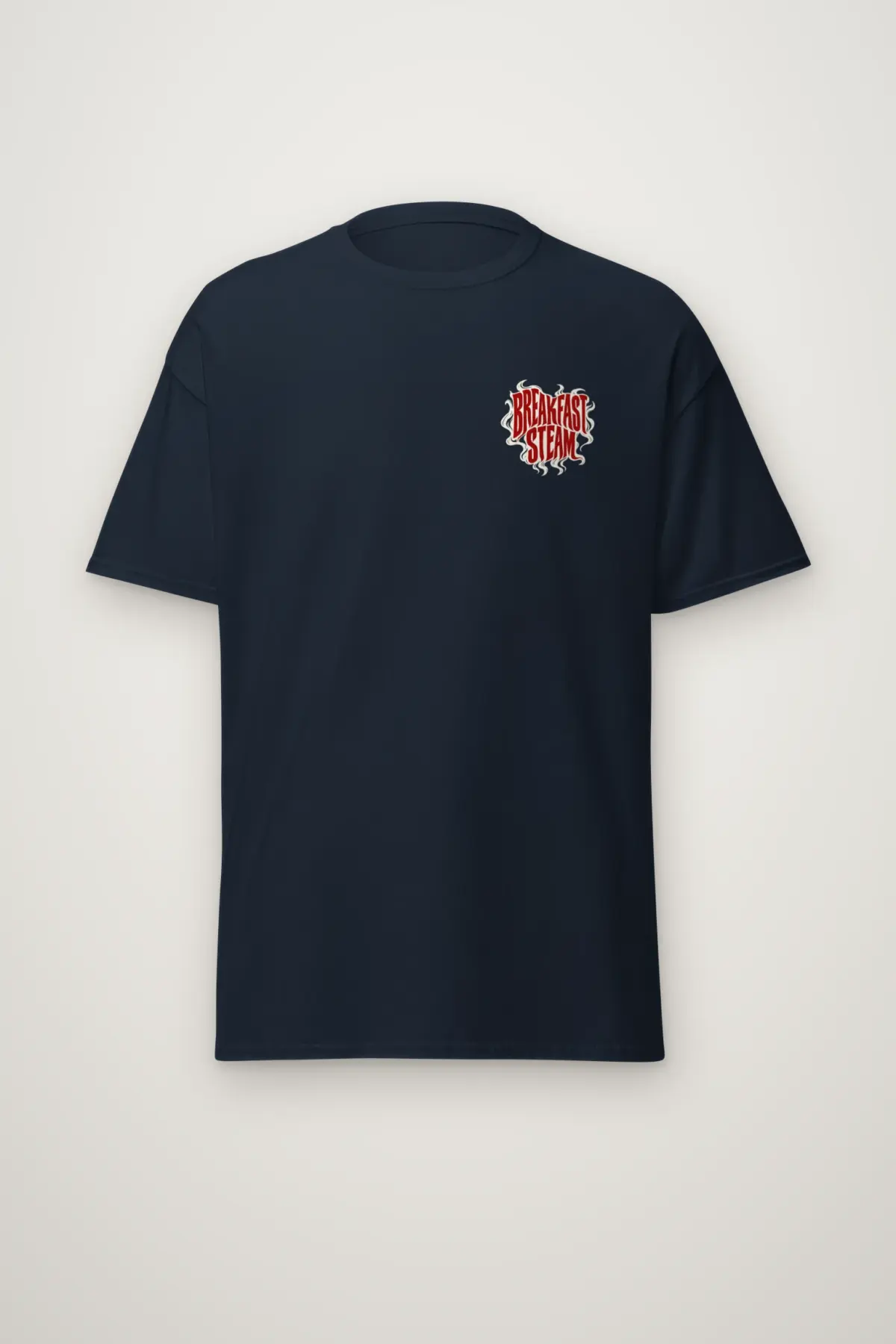 "Breakfast Steam Seoul" Heavyweight Unisex Crewneck T-shirt