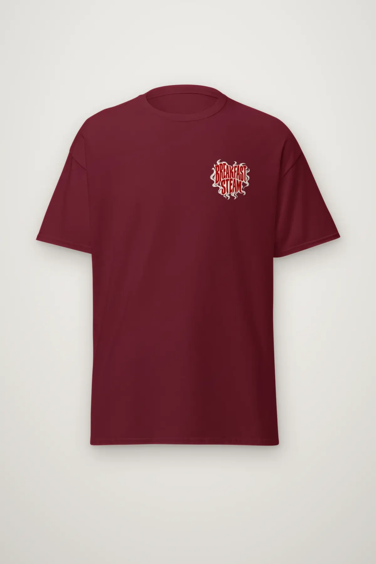 "Breakfast Steam Seoul" Heavyweight Unisex Crewneck T-shirt
