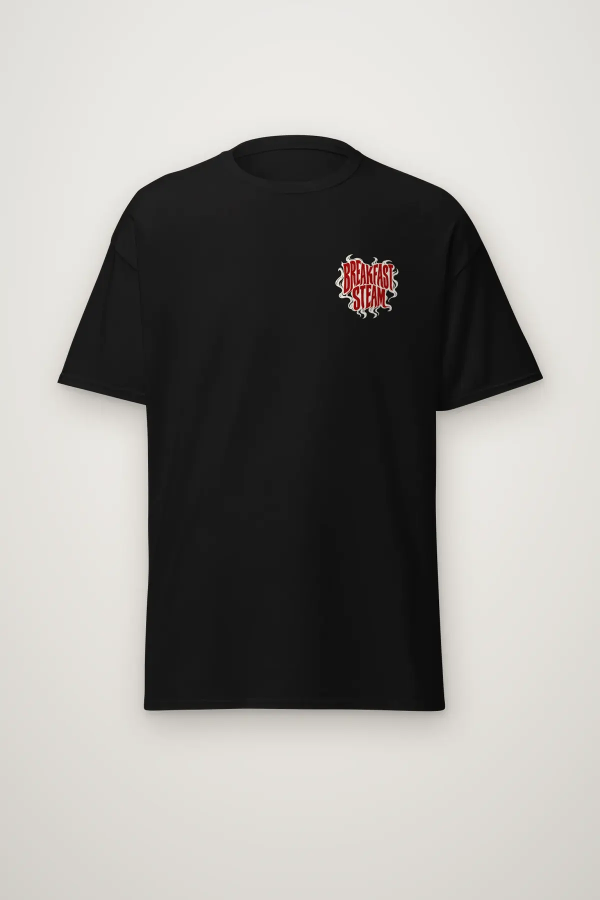 "Breakfast Steam Seoul" Heavyweight Unisex Crewneck T-shirt