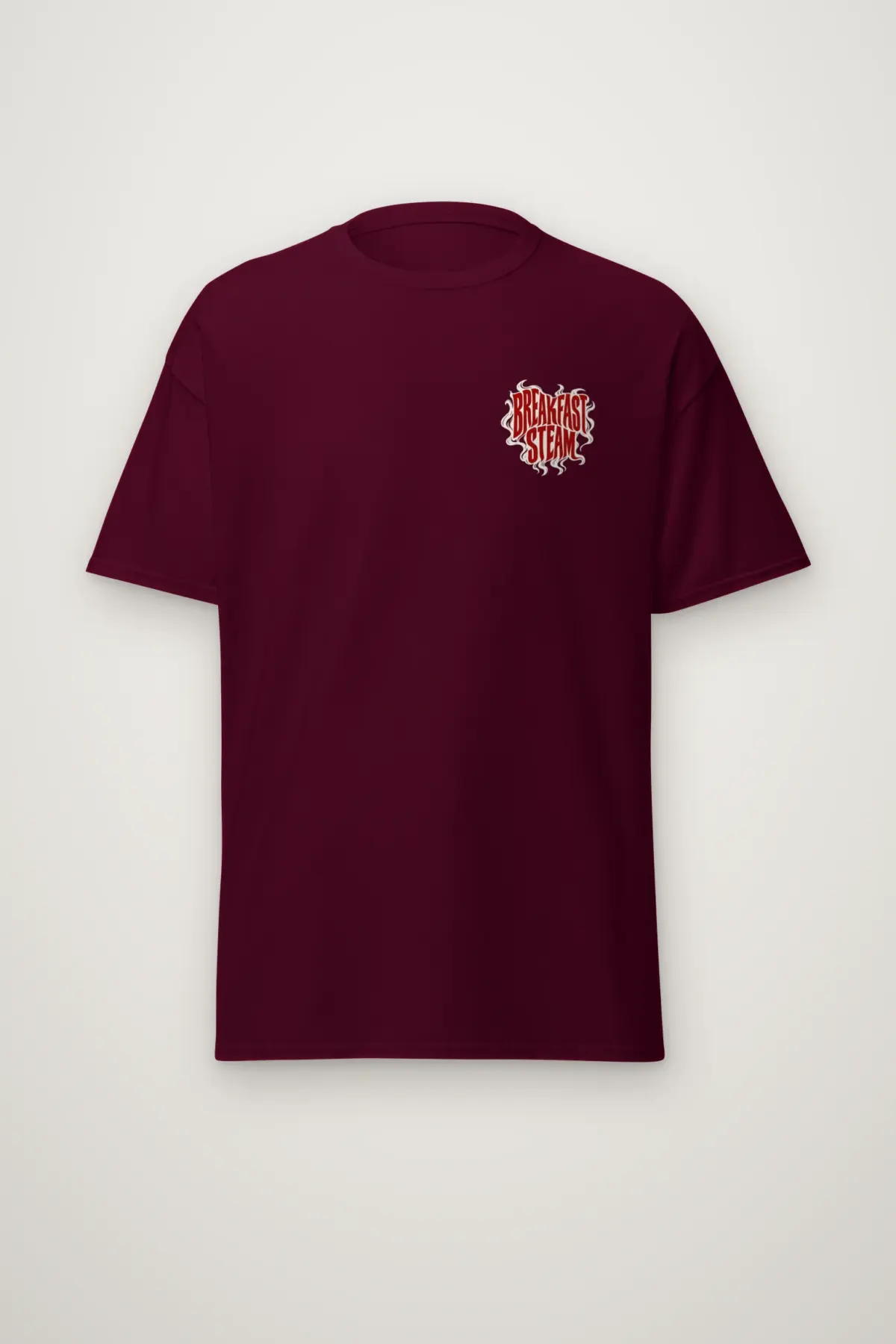 "Breakfast Steam Seoul" Heavyweight Unisex Crewneck T-shirt