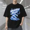 "Breakwater Relay Busan" Men's Oversized Heavyweight Crewneck T-Shirt