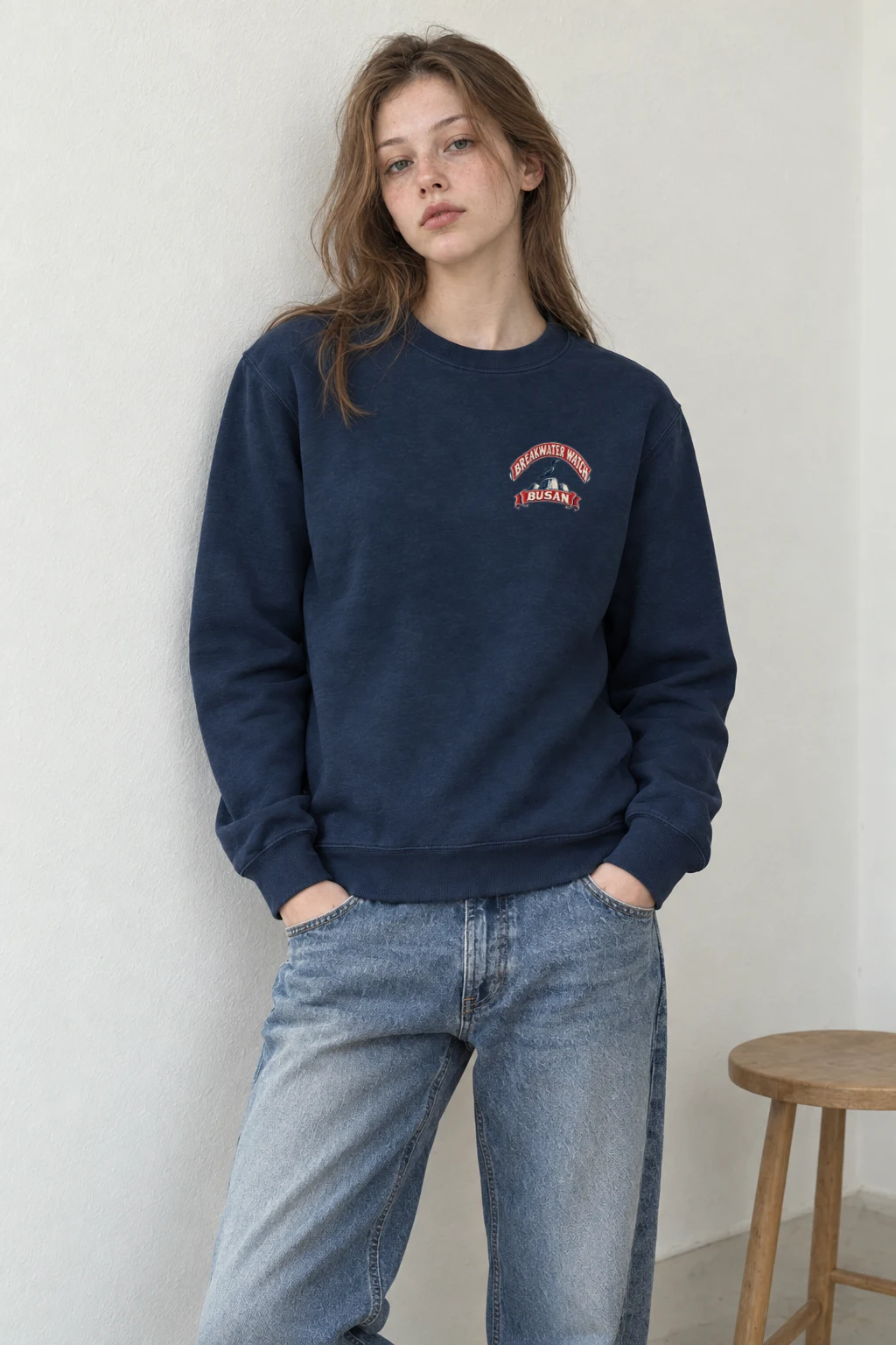 "Breakwater Watch Busan" Heavy Blend Unisex Crewneck Sweatshirt