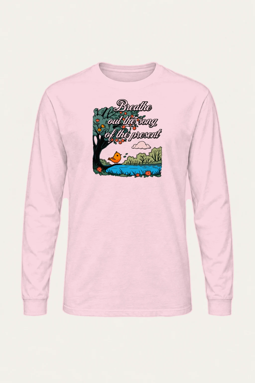 "Breathe Out The Song" Unisex Longsleeve T-shirt | Gildan 2400