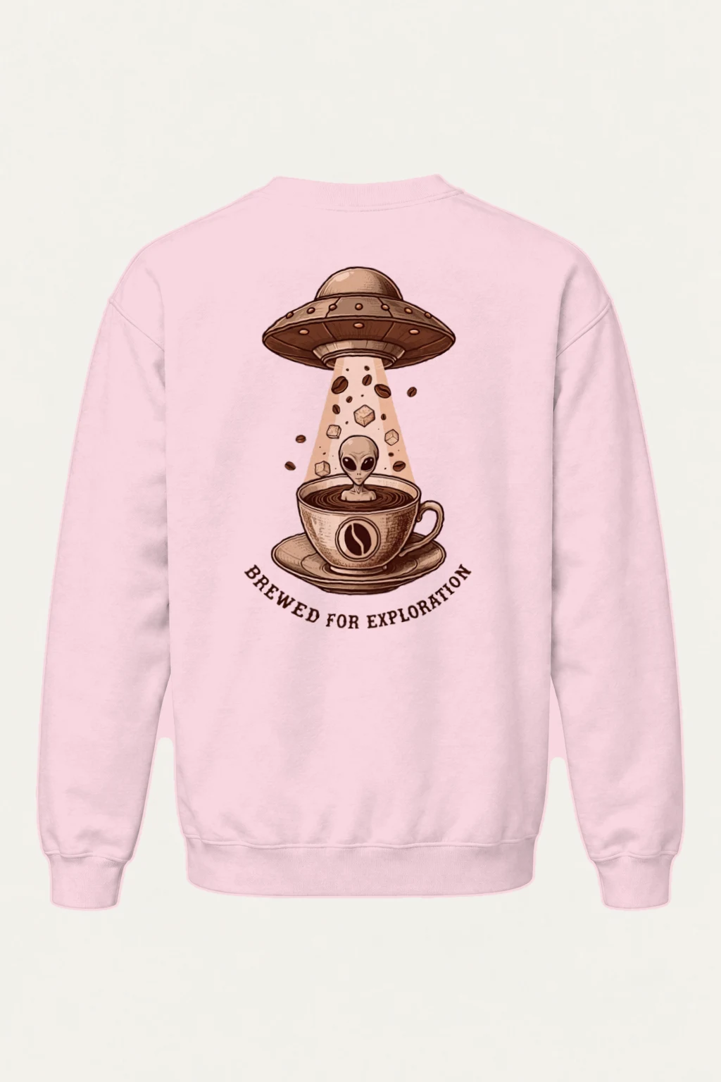 "Brewed For Exploration" Heavy Blend Unisex Crewneck Sweatshirt | Gildan 18000