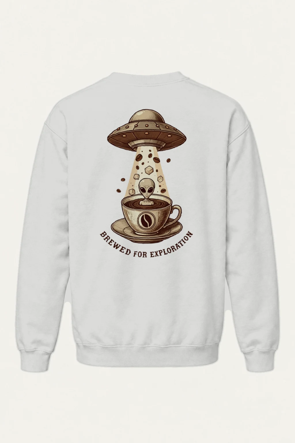 "Brewed For Exploration" Heavy Blend Unisex Crewneck Sweatshirt | Gildan 18000