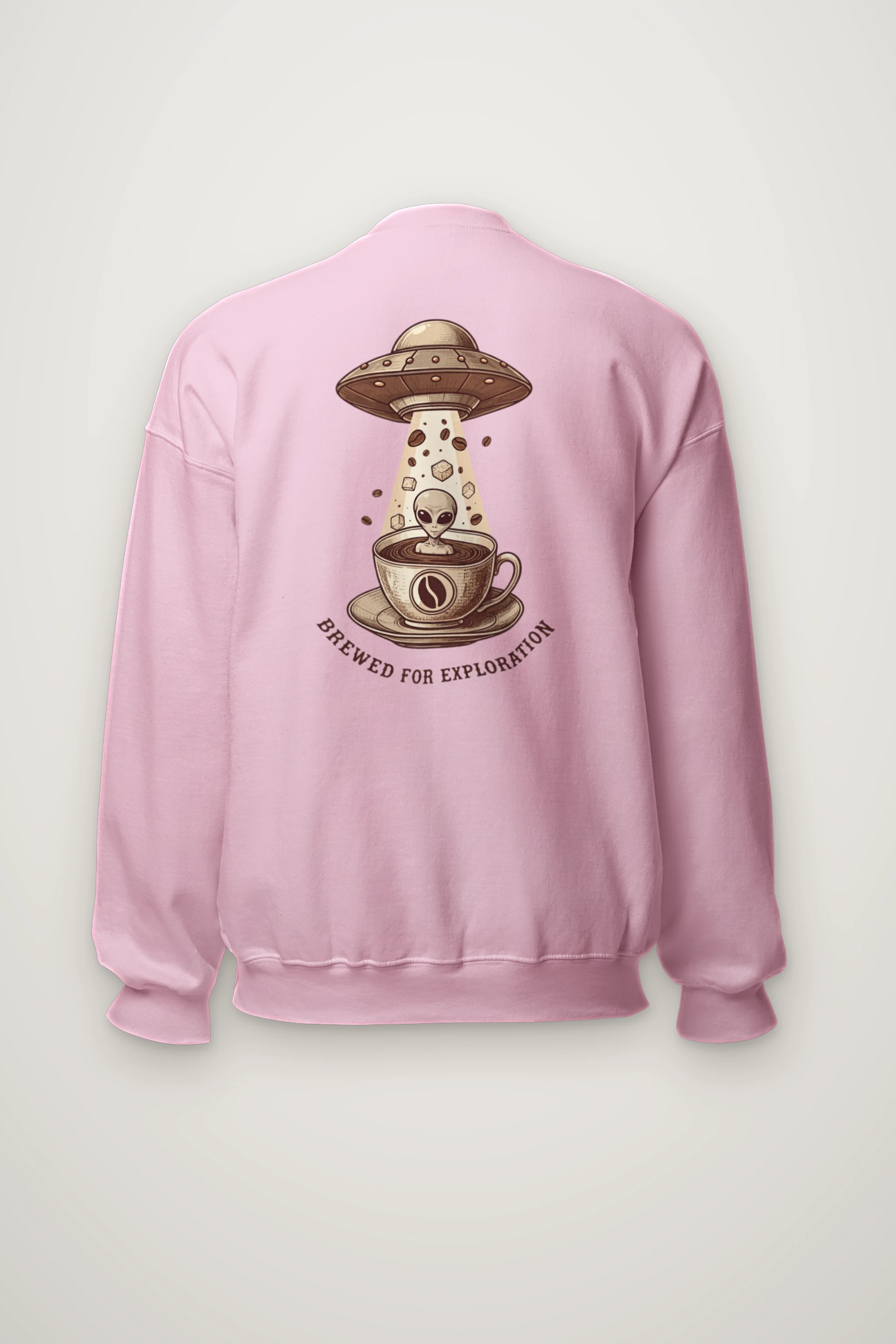 "Brewed For Exploration" Heavy Blend Unisex Crewneck Sweatshirt